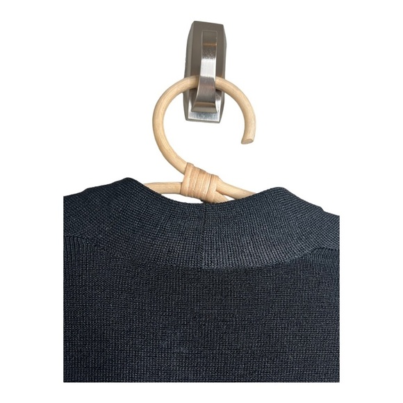 Sigrid Olsen Beaded Floral Pink Black HeavyKnit Cardigan Size SP Vintage’02 - Picture 8 of 16